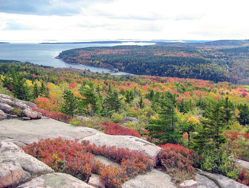 A view of the best of New England's countryside, as seen from Acadia National Park