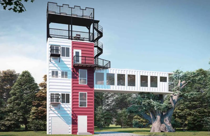 Air Castle in Texas