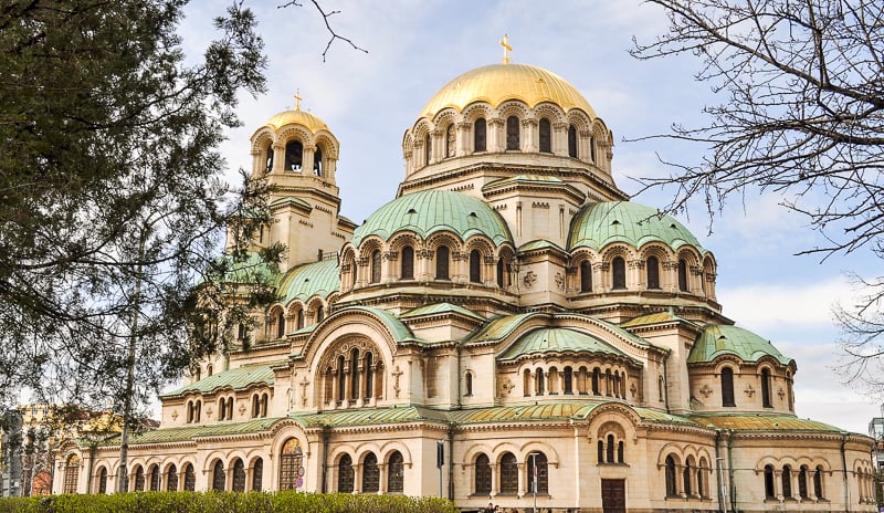 The Alexander Nevsky Cathedral in Sofia, Bulgaria