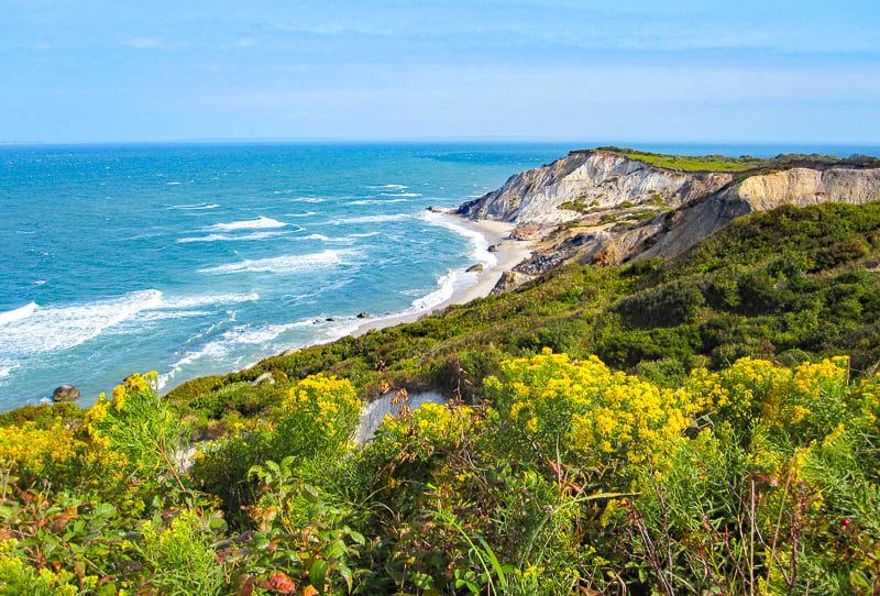 Aquinnah Cliffs in Martha's Vineyard.
