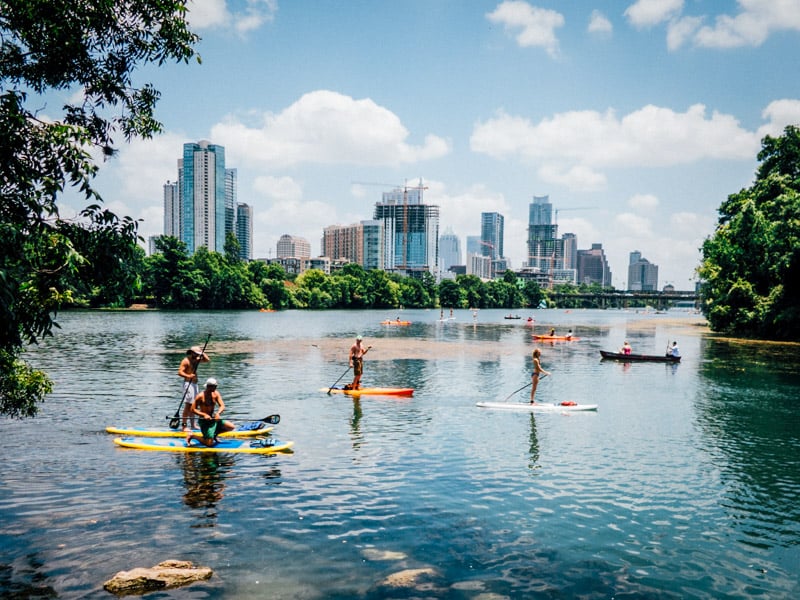 Watersports in Austin, TX.