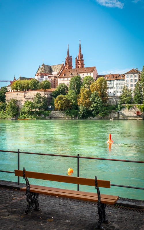 Rhine River in Basel