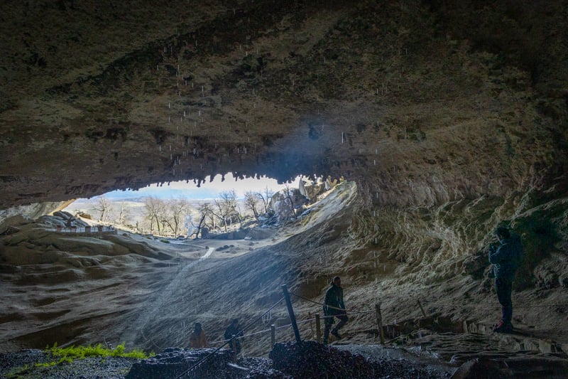 Beautiful cave near Puerto Natales