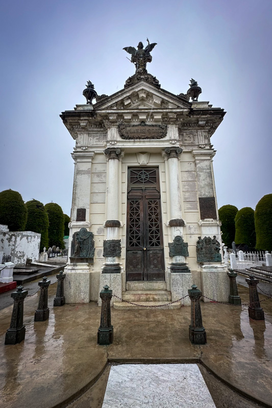 A mausoleum inside the Cemetery of Punta Arenas