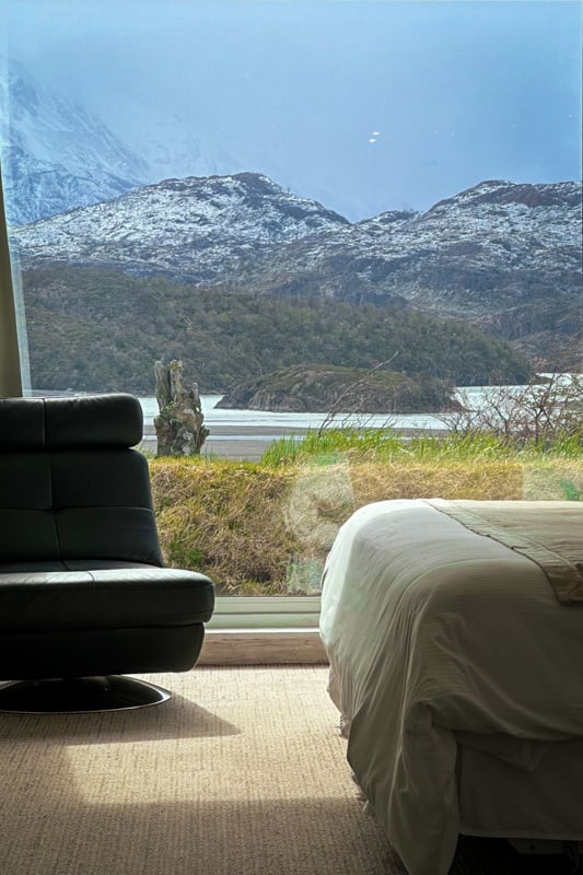 My bedroom at the hotel lago grey