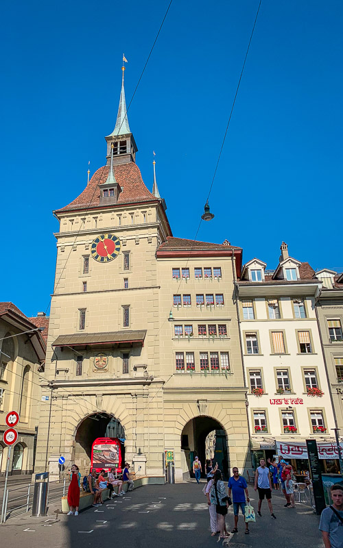Käfigturm is a medieval tower in Bern's Old Town.