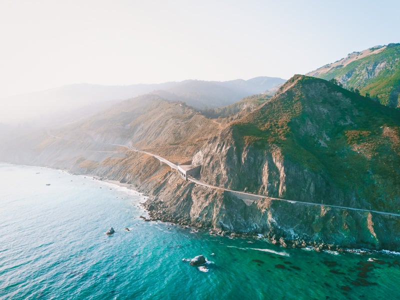 The Big Sur is a scenic coastal drive in California