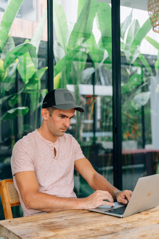It's hard to separate work from vacation