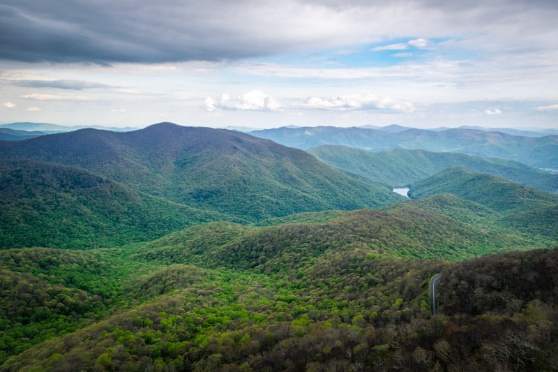 Asheville is the gateway to the Blue Ridge Mountains, one of the coolest summer travel destinations in the US