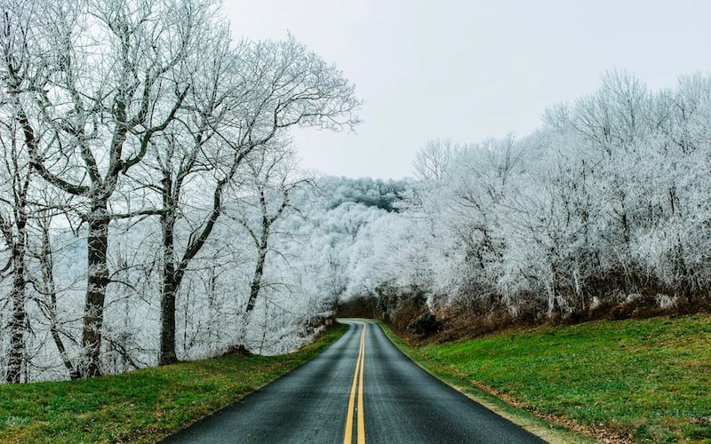 The Blue Ridge Parkway—a scenic ribbon of road winding through the Appalachian Highlands, offering breathtaking views, lush forests, and access to the beauty of the Blue Ridge Mountains.
