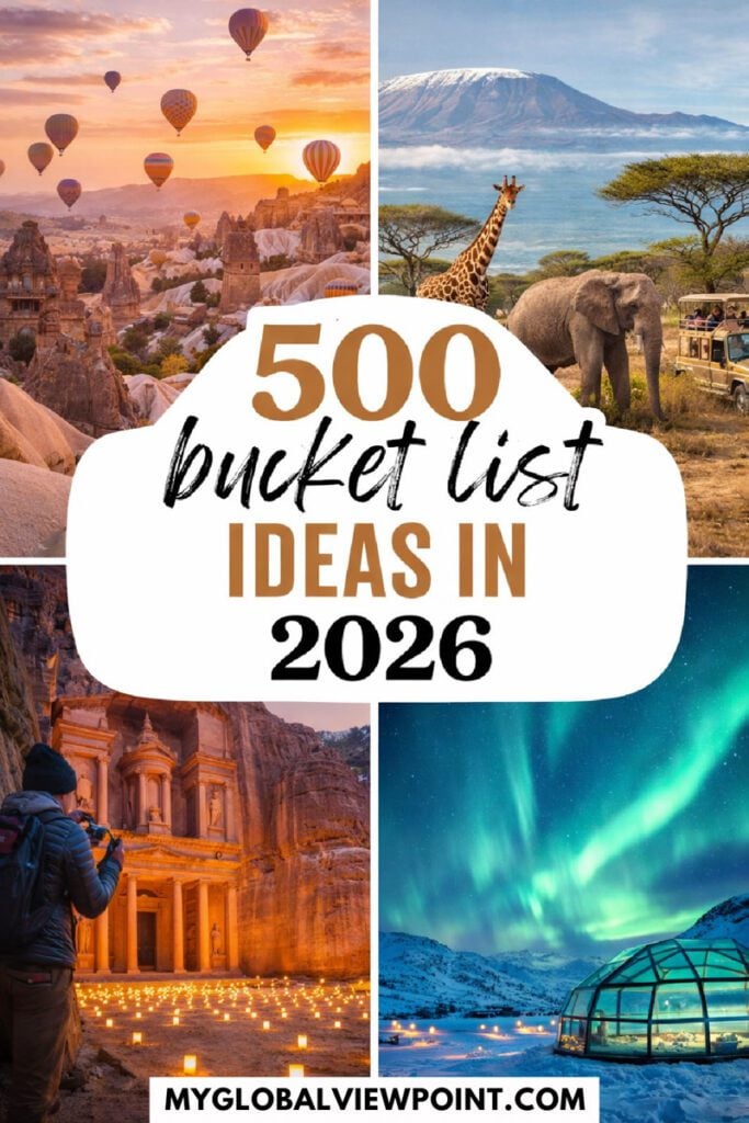 Four bucket list worthy ideas