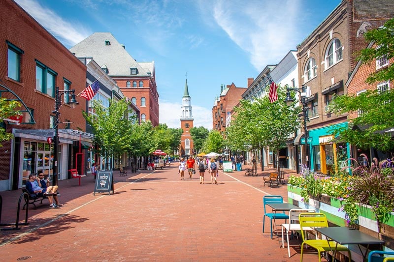 Church Street in Burlington is the place to be during all times of the year, including the fall