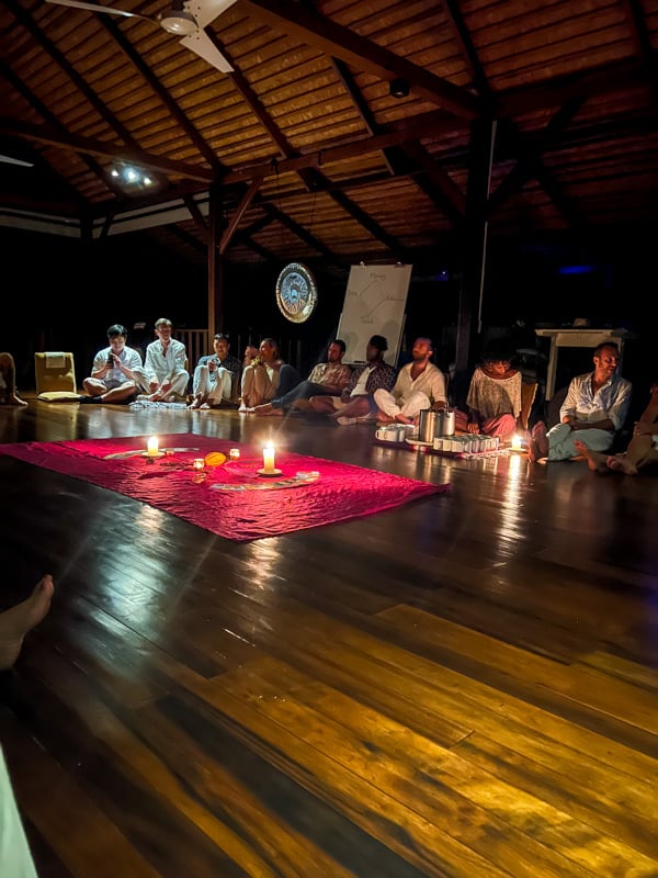 Cacao Ceremony in Costa Rica.