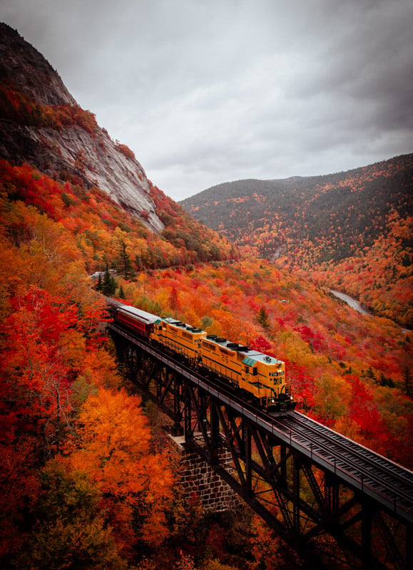 I took this photo of the fall foliage with my Canon R5 camera.