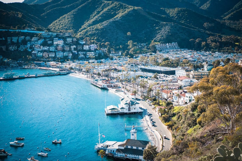 Catalina Island is a beautiful place to visit in California