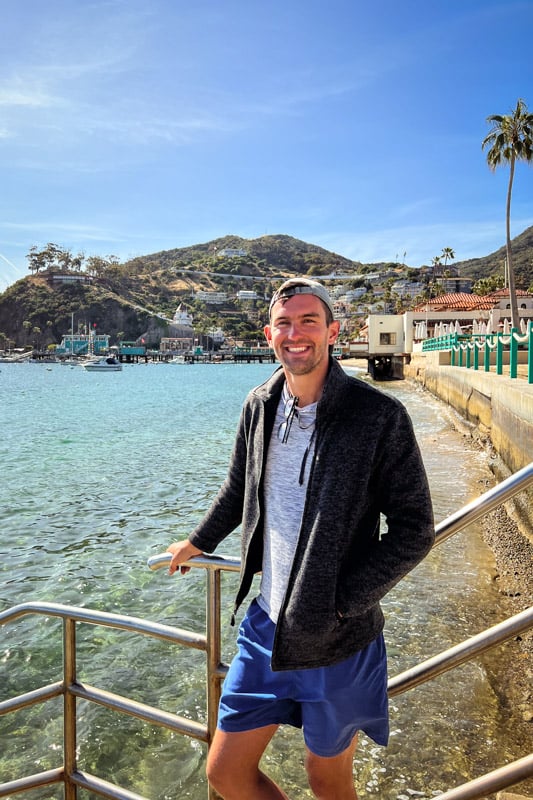 Me visiting Catalina Island