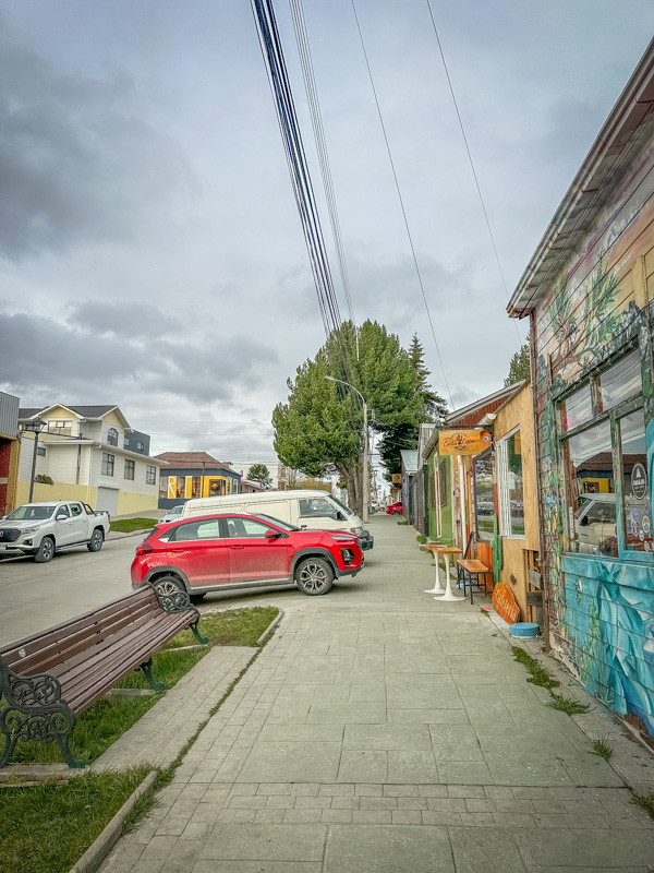 The charming streets of Puerto Natales