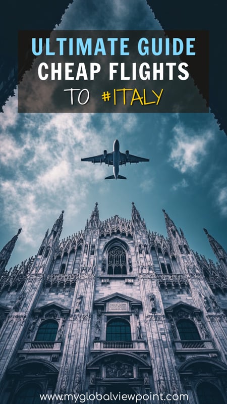 How to fly to Italy for cheap from the USA