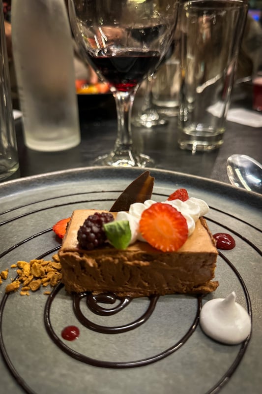Chocolate dessert mouse
