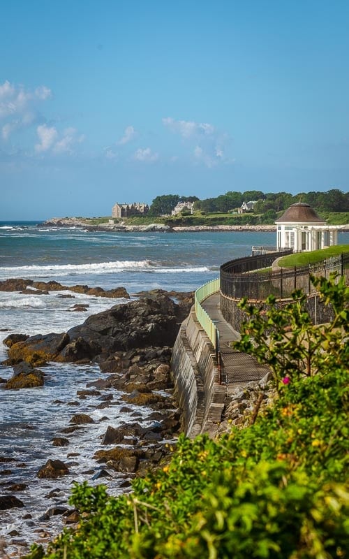 The Cliff Walk in Newport, RI