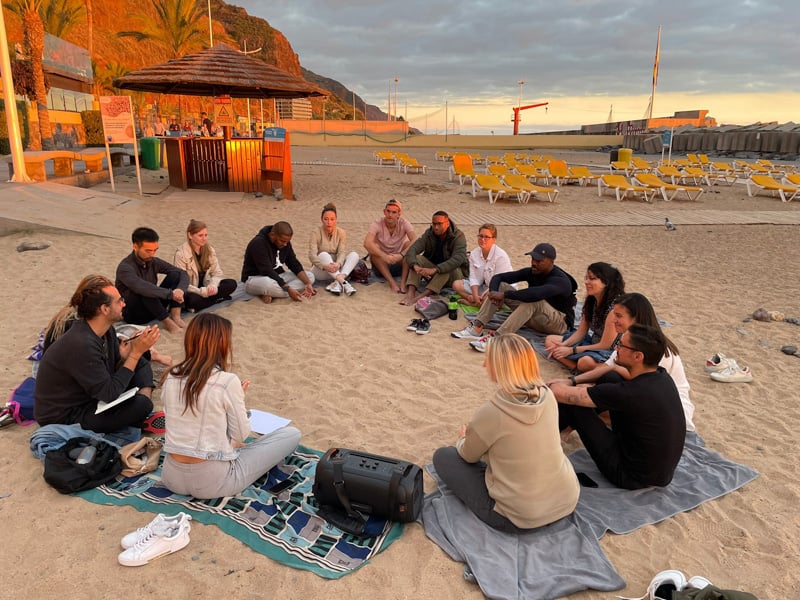 Connection session at The Nomad Escape in Madeira