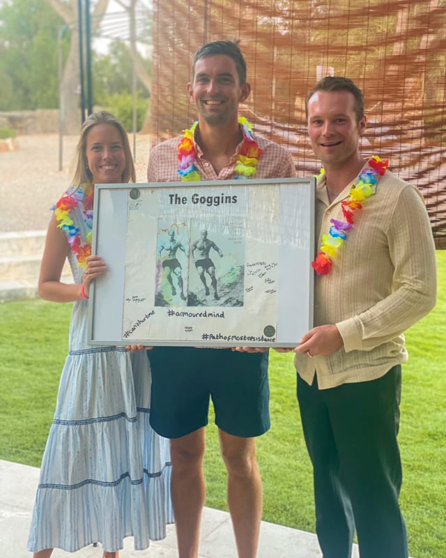 David Goggins is one of my role models, so it was such an honor getting this award at Body Camp Mallorca