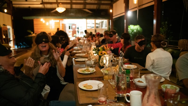 "Dining in the Dark" experience in Costa Rica