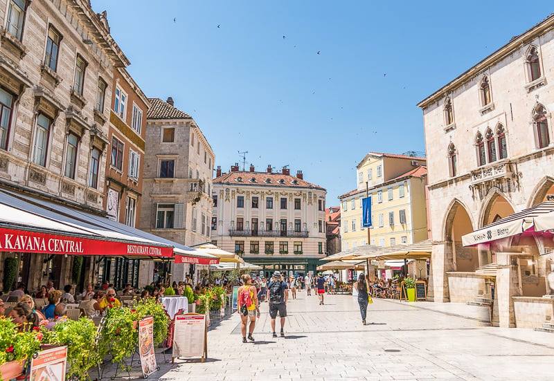 Diocletian's Palace is a stunning sight in the heart of Split, Croatia