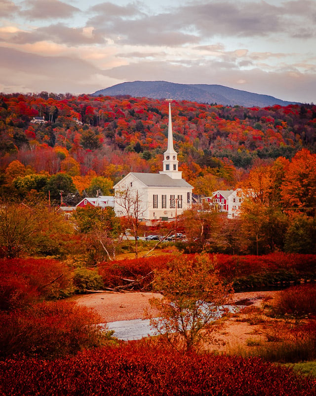 Stowe is a scenic town in Vermont