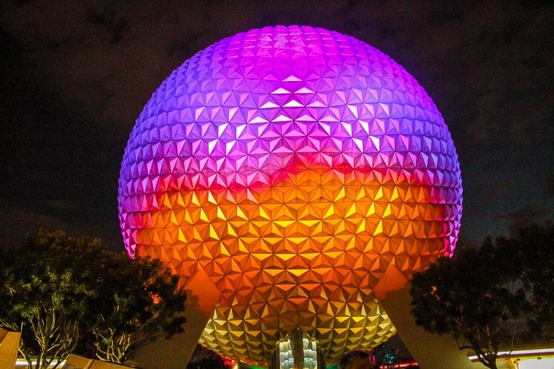 Epcot at Disney in Florida.