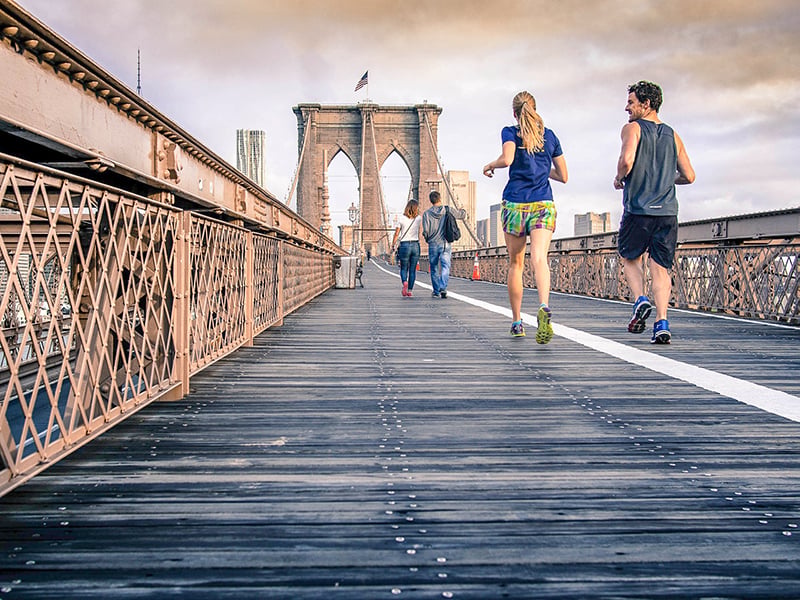 One of the best travel hacks for flying is getting exercise before your flight. This has a wonderful impact on your mood