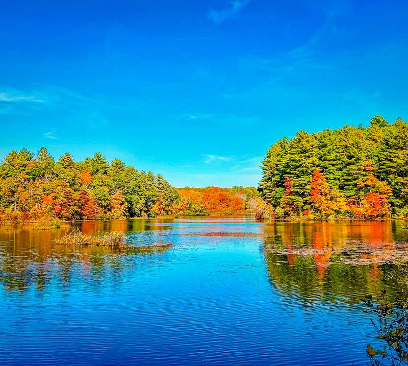 Fall in New Hampshire looks something like this
