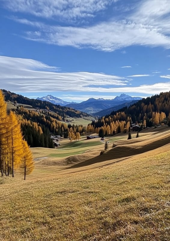 Fall in the Dolomites of Northern Italy
