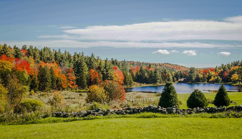 Situated between Boston and New York City, the Berkshires is a popular nature retreat during the fall months.