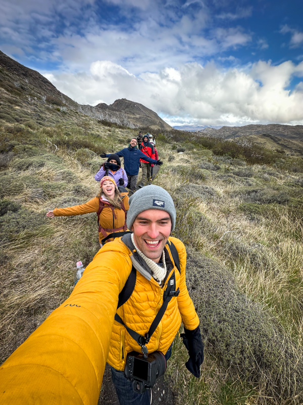 Fun hiking moments in Southern Chile