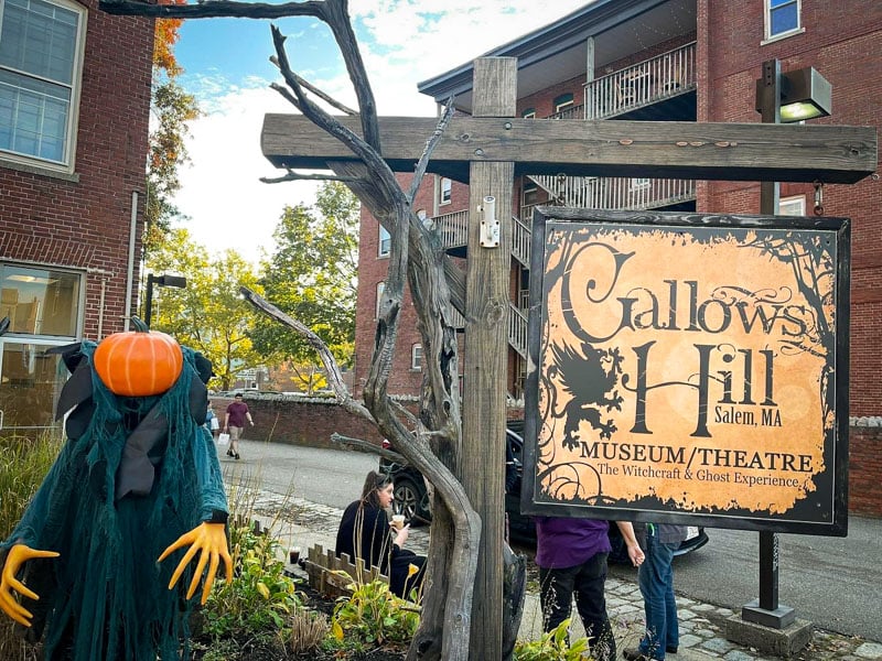 Gallows Hill Museum/Theatre is one of the best things to do in Salem, MA in October.