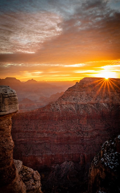 Sunrise at the Grand Canyon