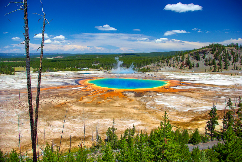 Yellowstone National Park in Montana is one of the world's greatest UNESCO World Heritage Sites.