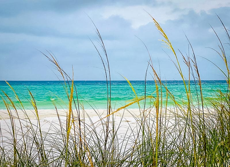 The Gulf Islands National Seashore in Florida is much more secluded than other stretches of coastline in the state.