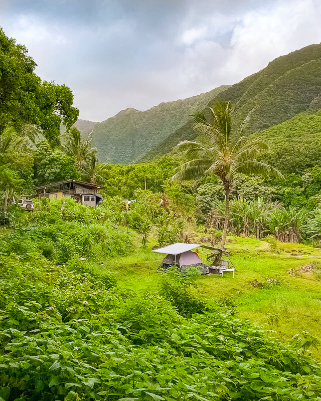 Halawa Valley in Molokai 