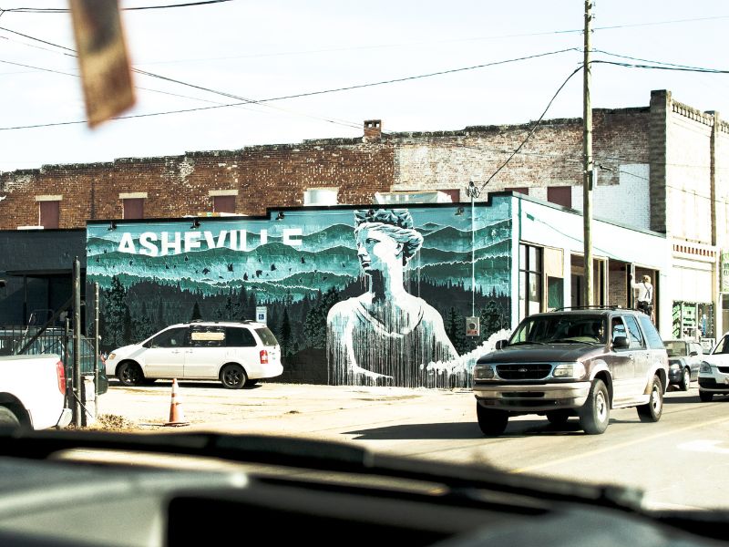 The Haywood Road Corridor pulsates with Asheville's vibrant energy.