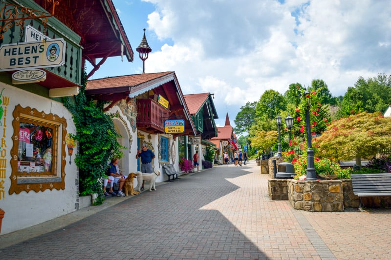 Helen, Georgia is home to 200 specialty shops