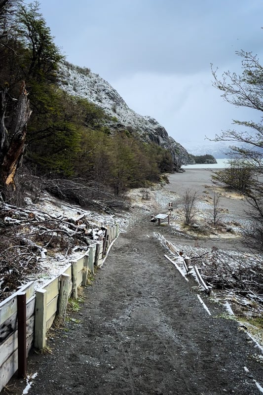The hike to the ferry