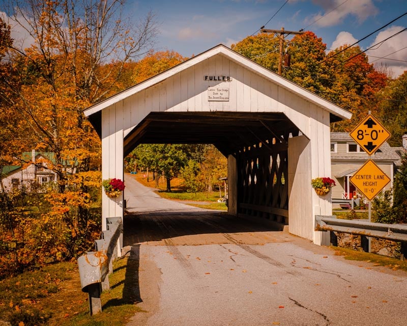 Best fall towns in New England include Montgomery, VT