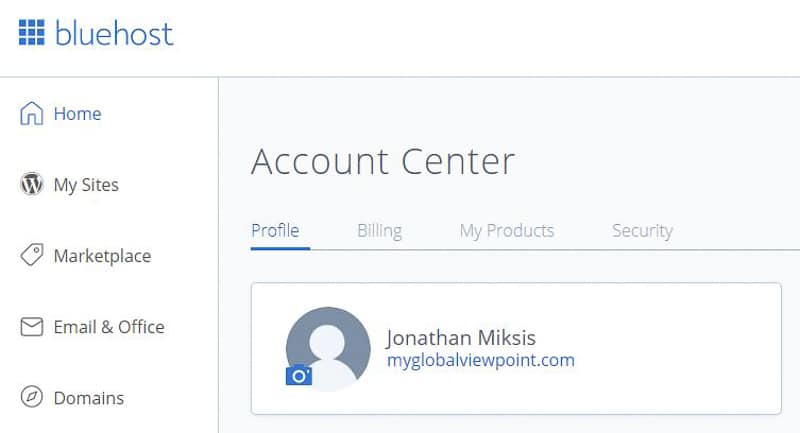 Installing Wordpress on Bluehost