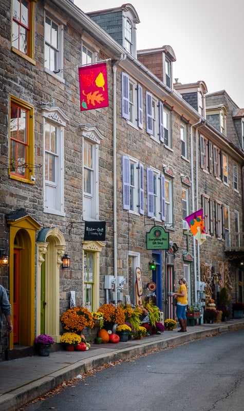 Jim Thorpe town in the Poconos region of PA.