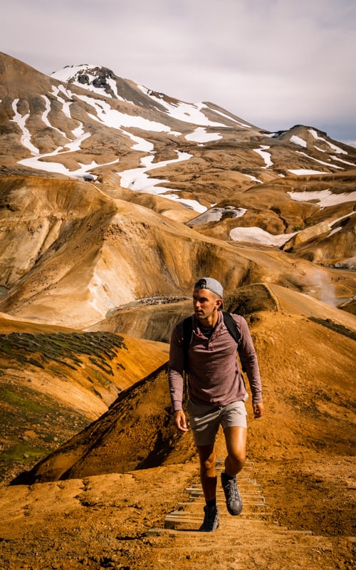 Me exploring the highlands of Iceland