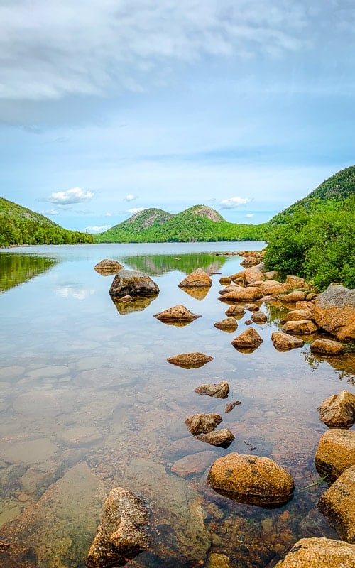 Jordan Pond in Acadia National Park.