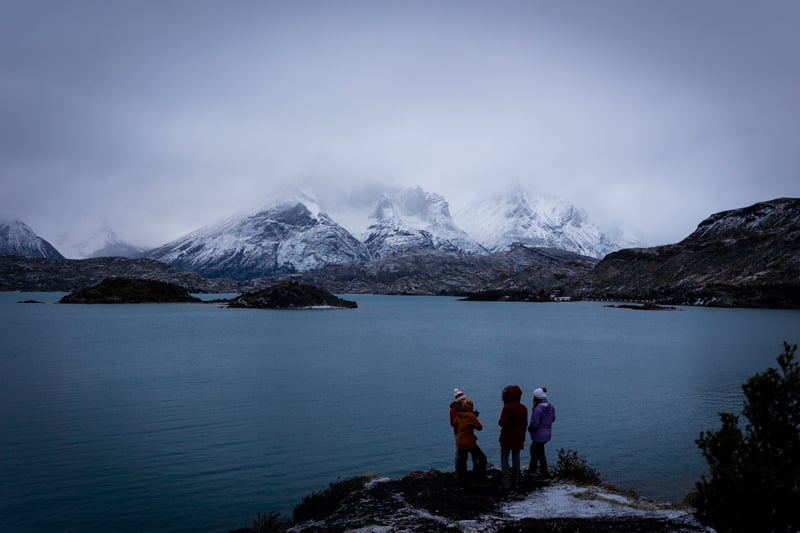 Sunrise at Lago Pehoe