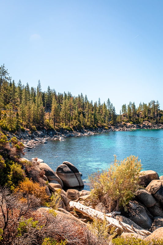 Lake Tahoe in US